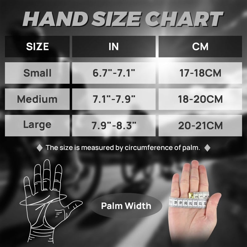 Arltb Bike Gloves Bicycle Cycling Biking Gloves Mitts Full Finger Pad Breathable Lightweight For Bike Riding Mountain Bike Motorcycle Free Cycle BMX Lifting Fitness Climbing, Grey, Medium - Image 2